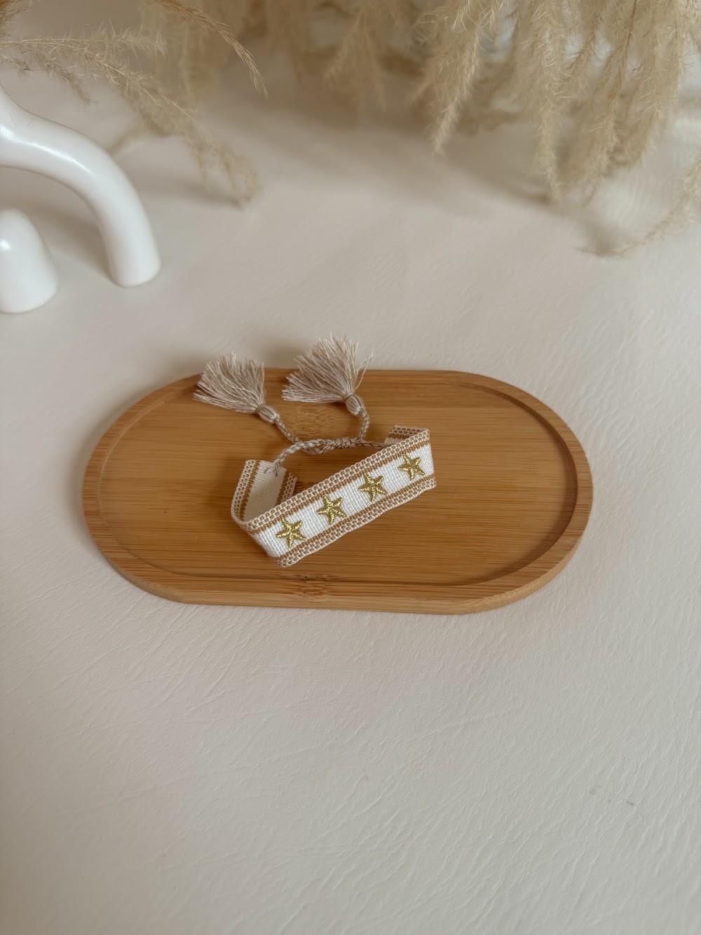 Pulsera Estrella Blanca