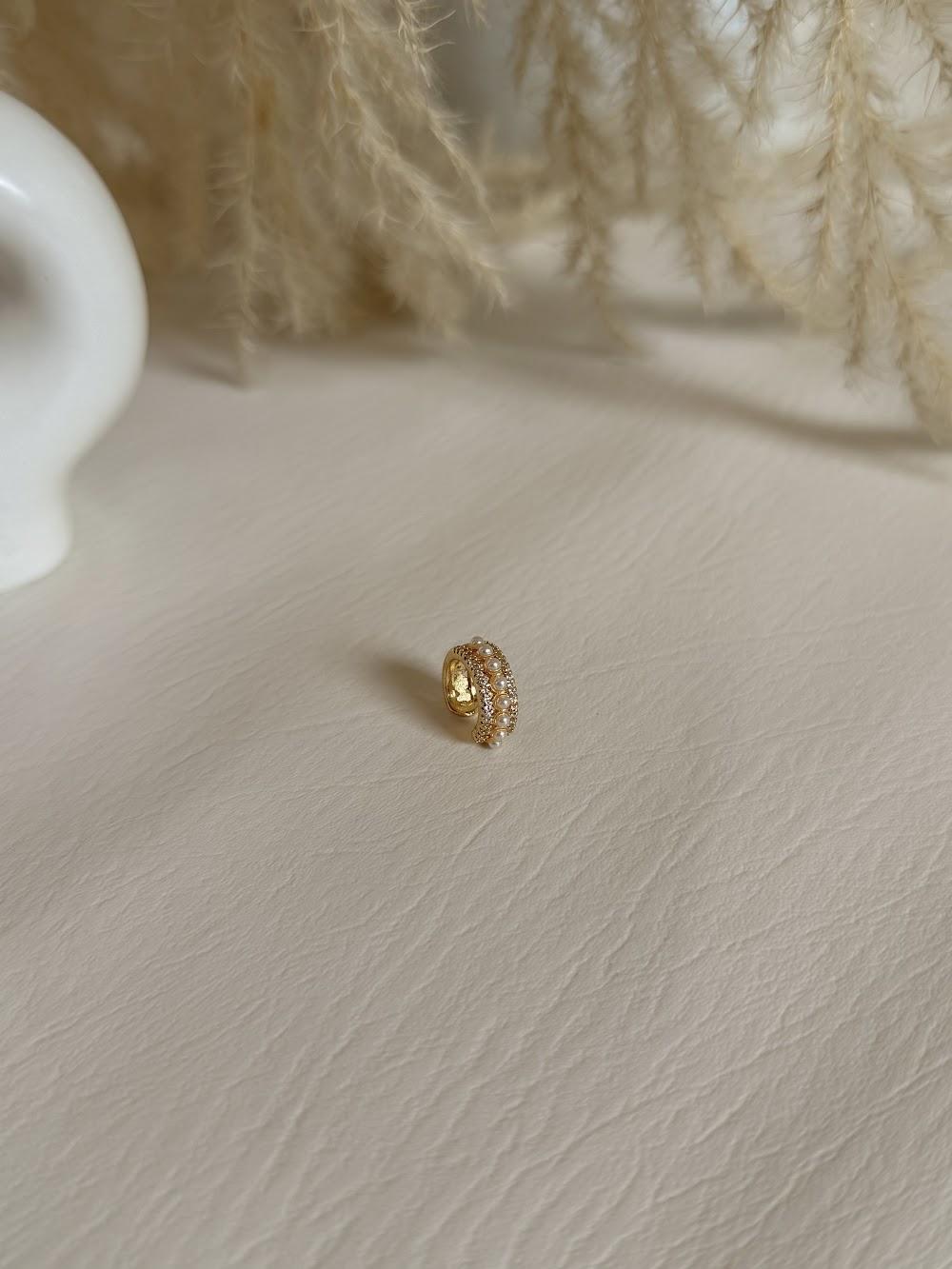 Earcuff Perlas